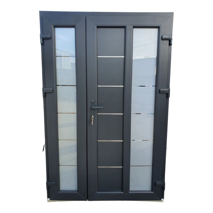 Usa termopan exterior noua gri antracit cu 6 camere disponibil pe stoc