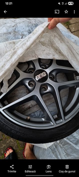 Vand 3 capace bbs originale 70mm