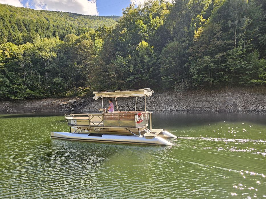 Vand Barca Catamaran Ponton Solar Full Electric