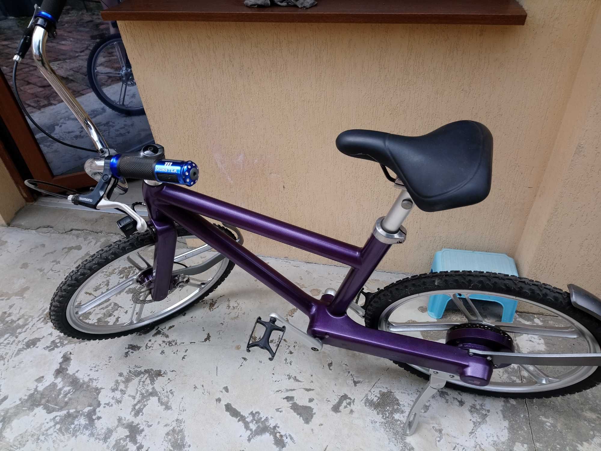 Bicicleta cu transmisie pe cardan