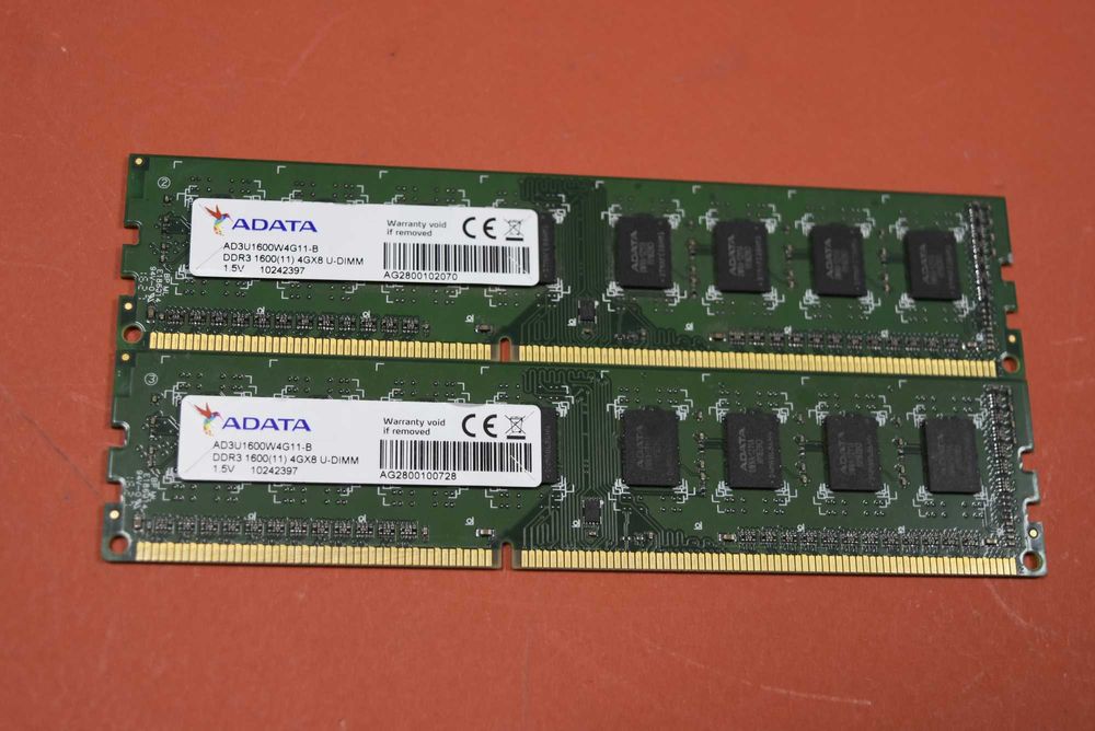 4 + 4  GB DDR3 / 1600 MHZ A-DATA DDR3 памет за компютър