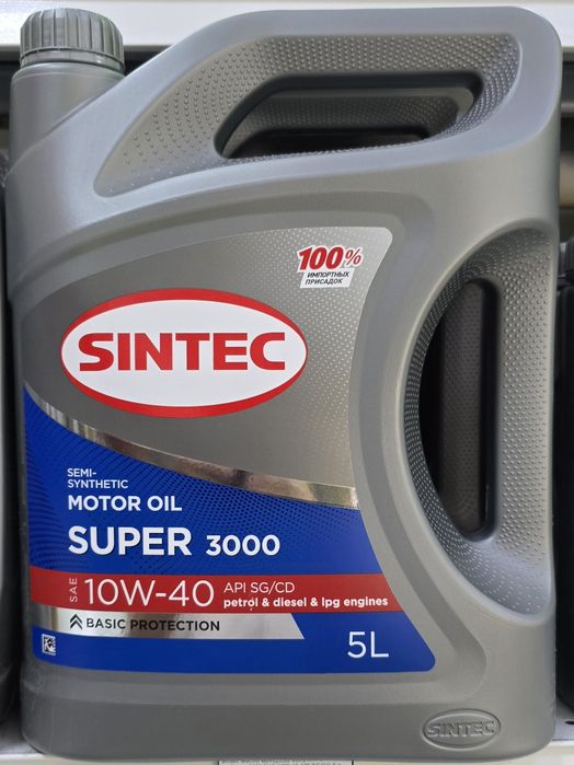 Моторное масло Sintec 10 w 40