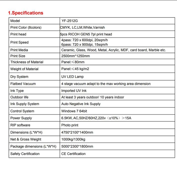 Продается УФ (UV) Принтер Сотилади (RICOH GEN 5 головка) 250cmx130cm