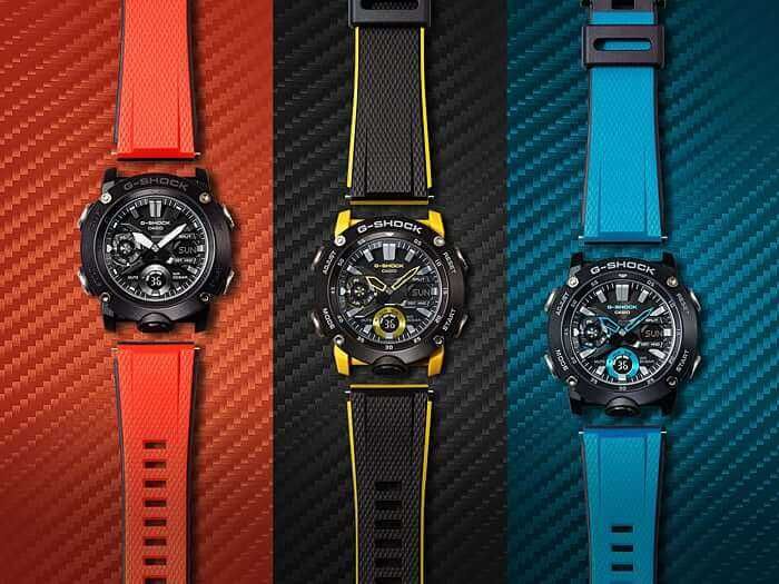 Мъжки часовник Casio G-Shock Carbon Core Guard Limited GA-2000-1A2ER