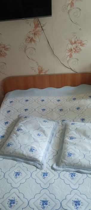 2х спальная кровать, трюмо, шкаф.