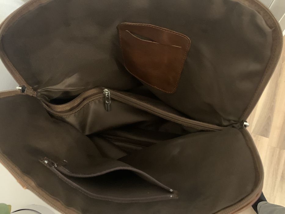 Vand set ghete dama si poseta, piele naturala, mar ghete 39