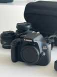 Aparat foto DSLR Canon 4000D cu doua obiective