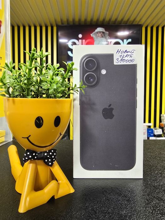 НОВЫЙ, Iphone 16,128гб, 100%,Kaspi0-0-24