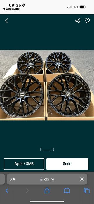 Set jante și anvelope vară R18