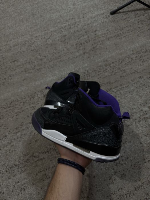 Jordan 3 4 5 Spizike purple black court sneakers Nike