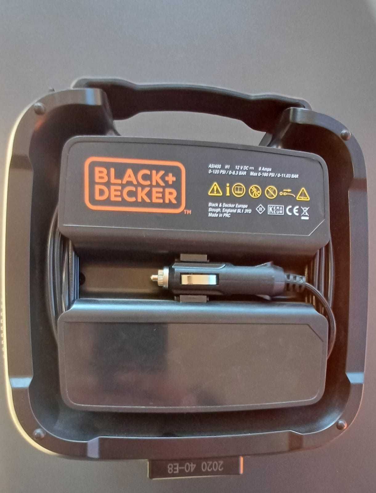 RESIGILAT - Compresor auto Black+Decker 11 bari,  ASI400-XJ