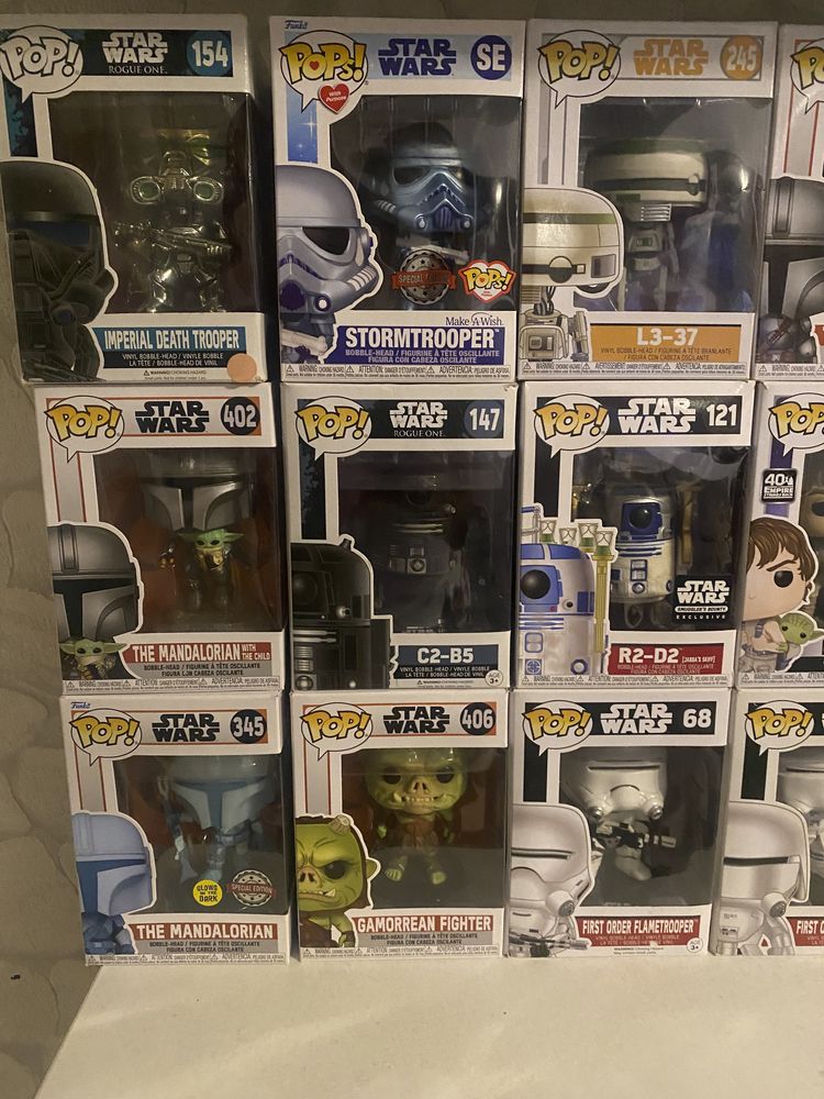 Figurine Funko Pop Star Wars primele 6 filme