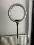 Lampa circulara Godox LR150B LED + stativ aluminiu Godox 1.9m