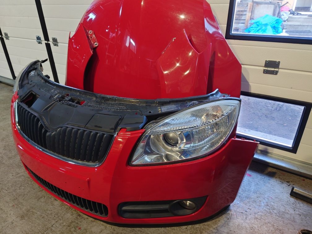 Fata completa Skoda Fabia 2 nfl 2008 capota bara far aripa trager