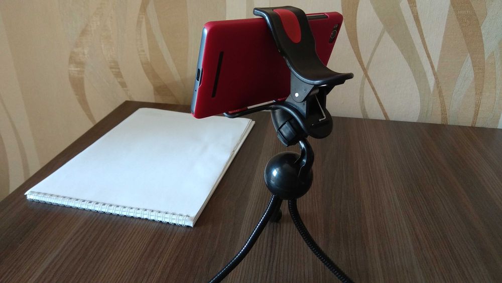 Гибкий мини-штатив для телефона, трипод держатель, шаровая головка