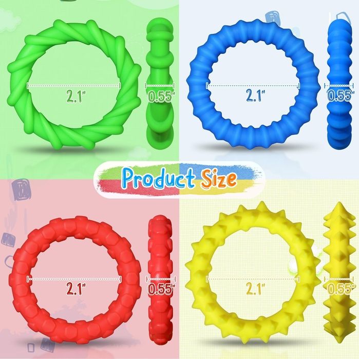 Jucării fidget set 4 brățări senzoriale