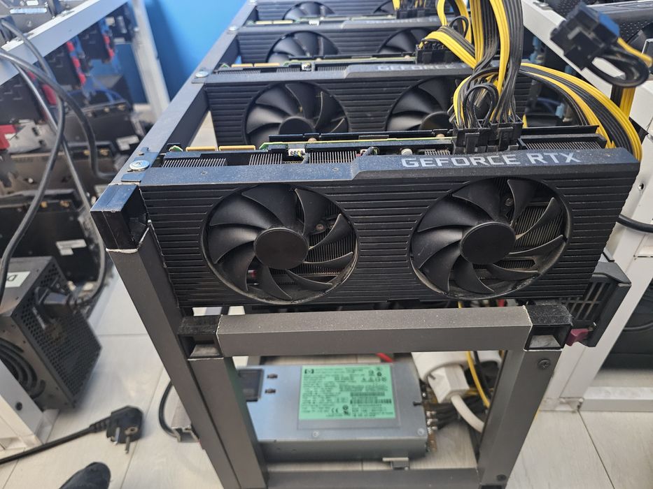 Майнинг риг/копач с Dell Nvidia Geforce 3090 24GB