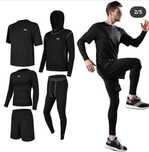 Рашгард мужской спортивный фитнес костюм одежда квартира