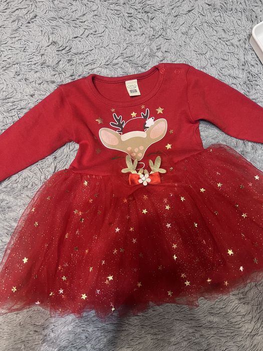 Детское новогоднее платье