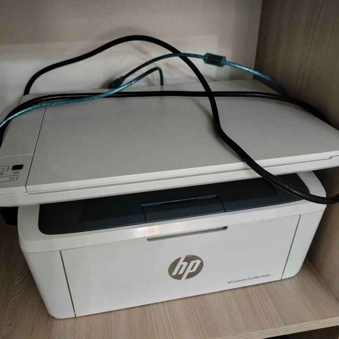 HP черно-белый принтер 3в1