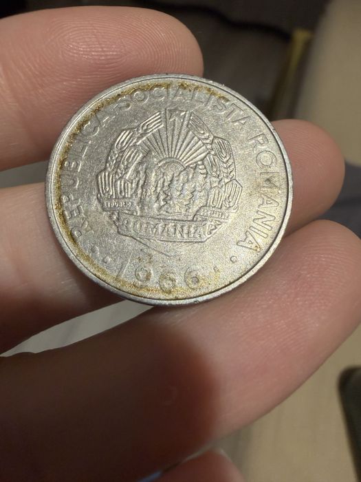 Moneda 3 lei colectie 1966