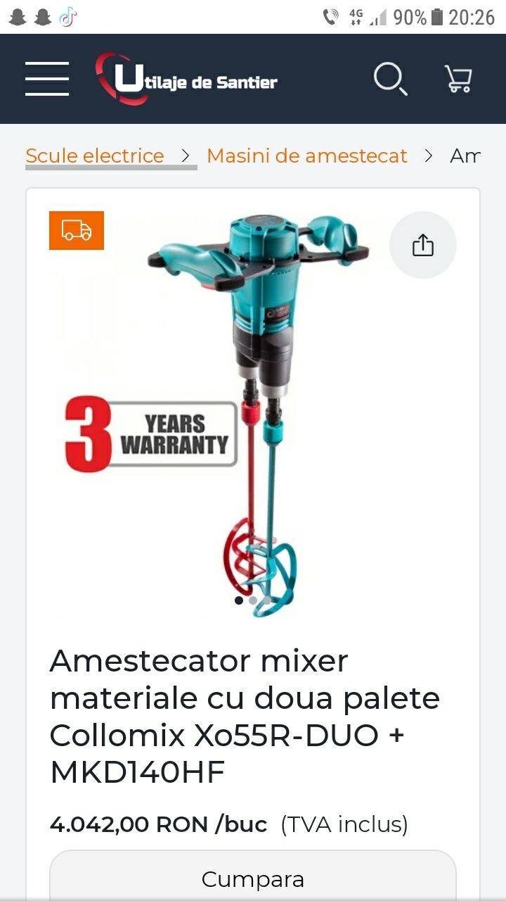 Mixer de material