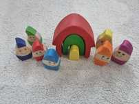 Set handmade casuta si pitici marc toys