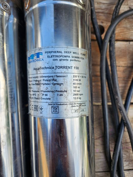 Vand pompa pentru udat