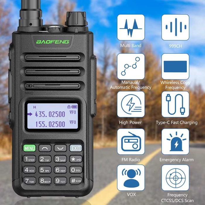 Statie Portabila Walkie Talkie Baofeng M-13 Pro Copiere Wireless Tip-C