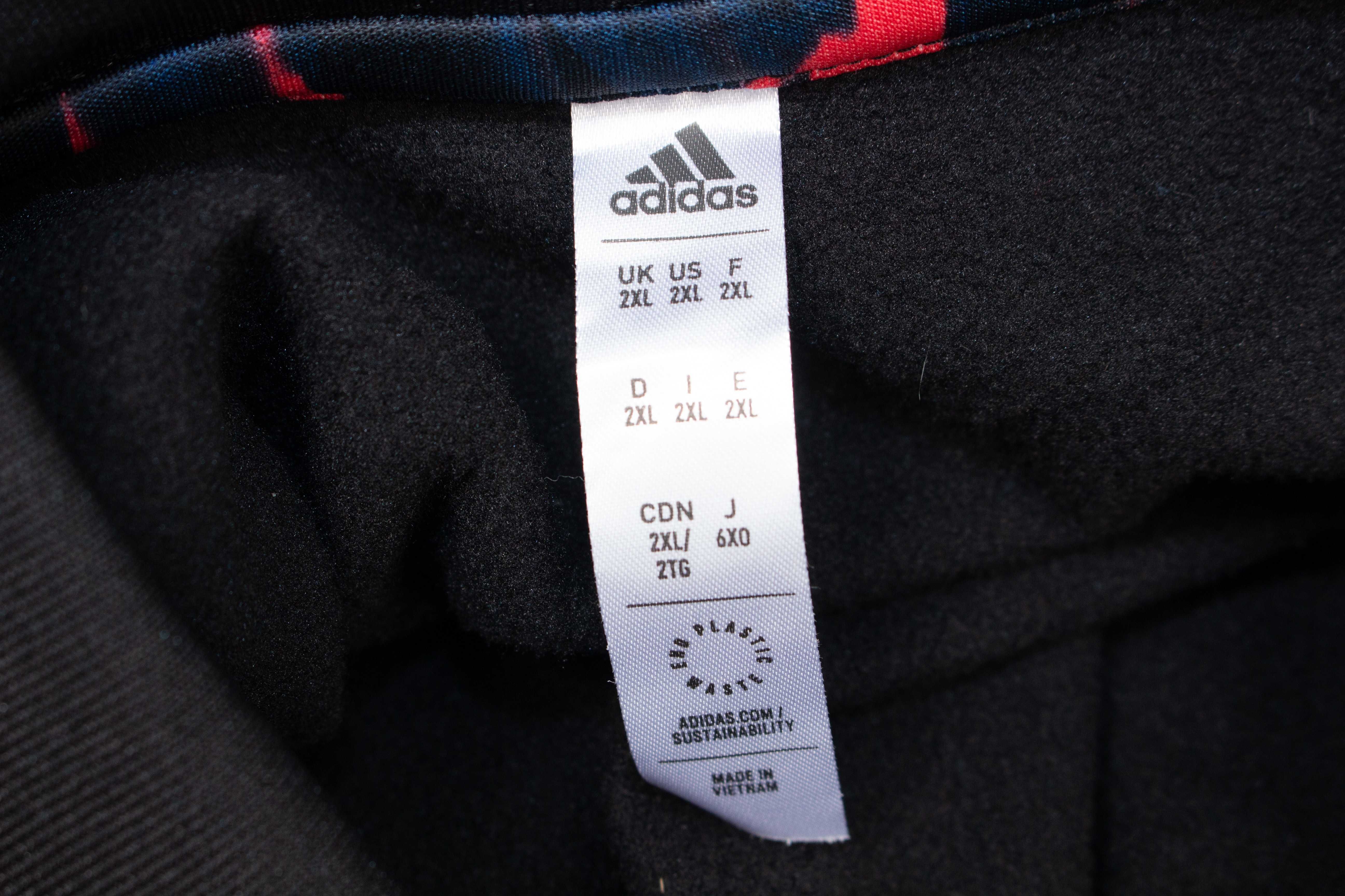 Manchester United Adidas оригинална мъжка блуза термо с полар 2XL