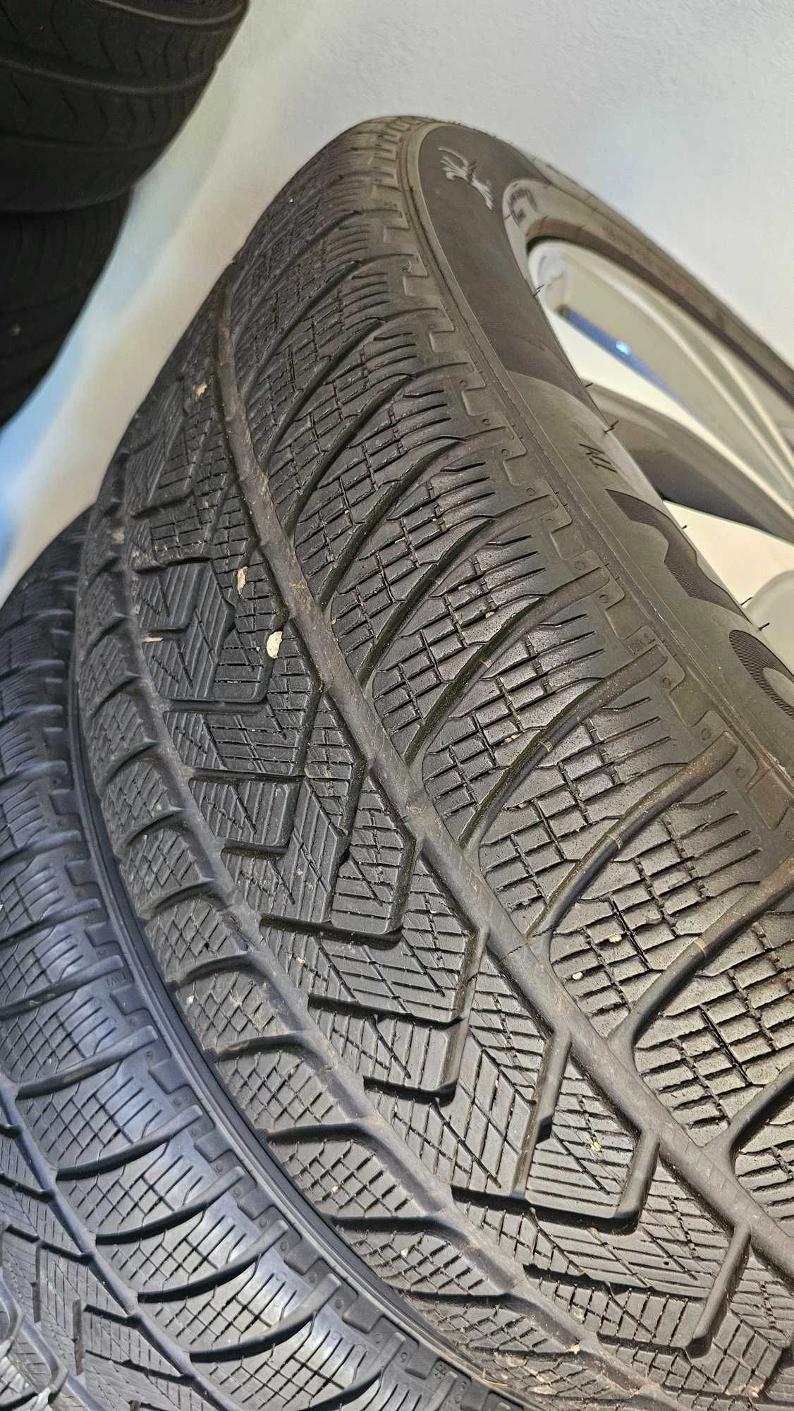 Vand 4 jante + anvelope Pirelli Scorpion iarna 255/50/R19 GLC