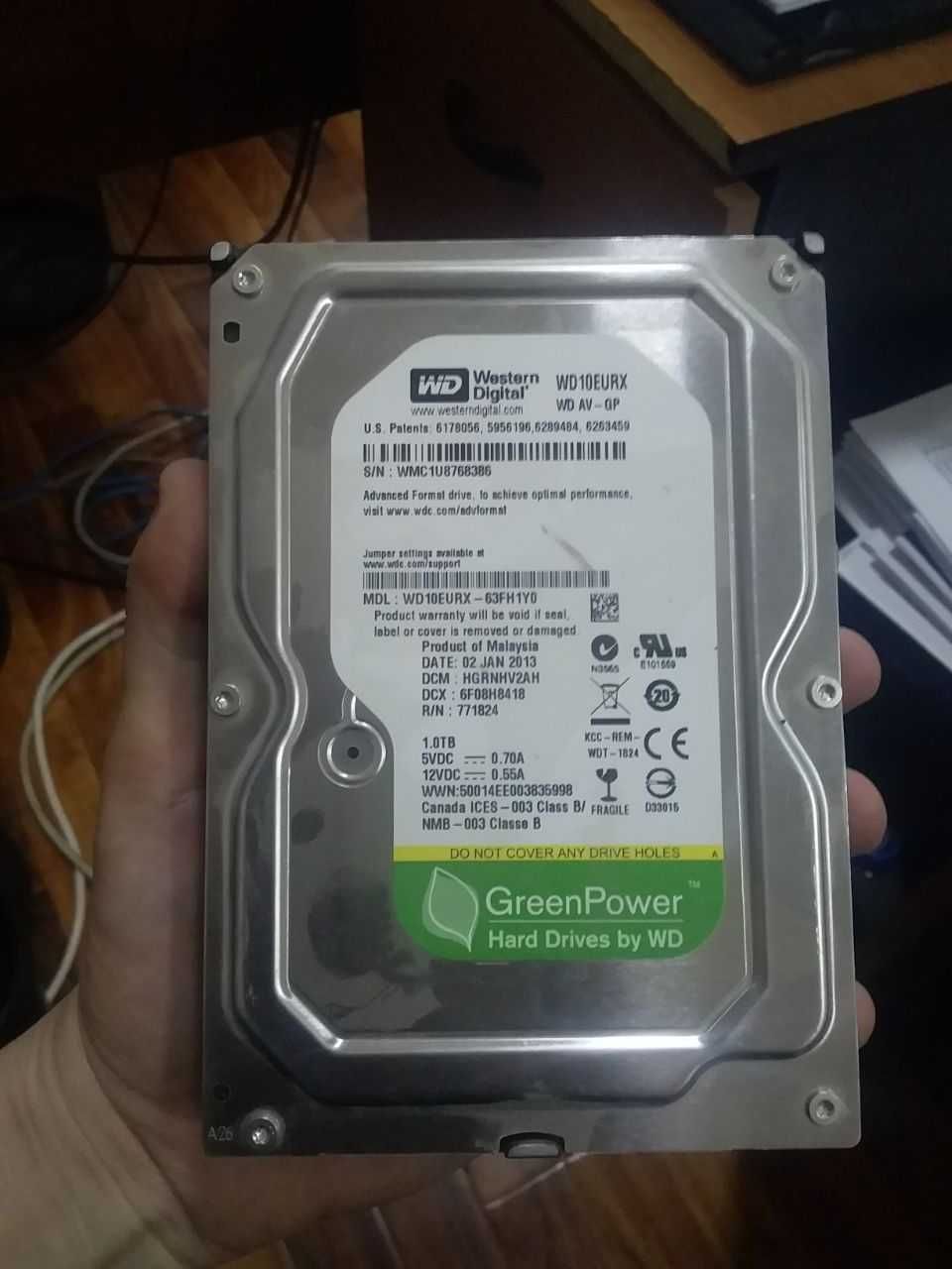 Kompyuter ucgun HDD 1 T