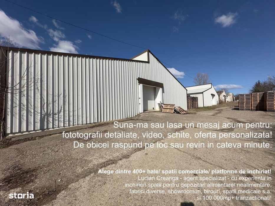 Hala cu vad de la 100mp la 3510mp, platforma, Ciohorani - Simaro