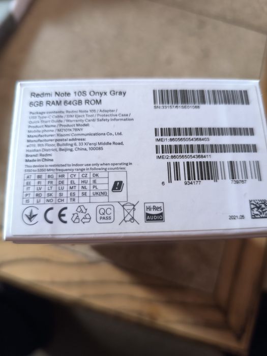 Xiaomi redmi not 10S