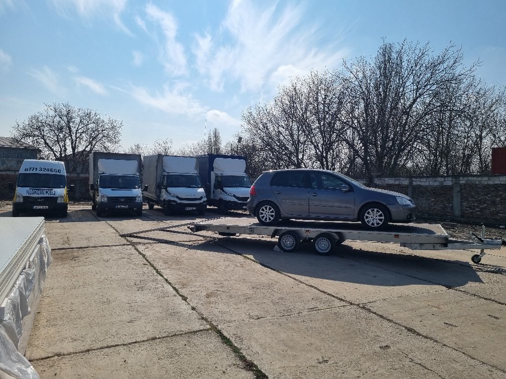 Servicii de transport,mutări, relocari, inchirieri dube, remorci