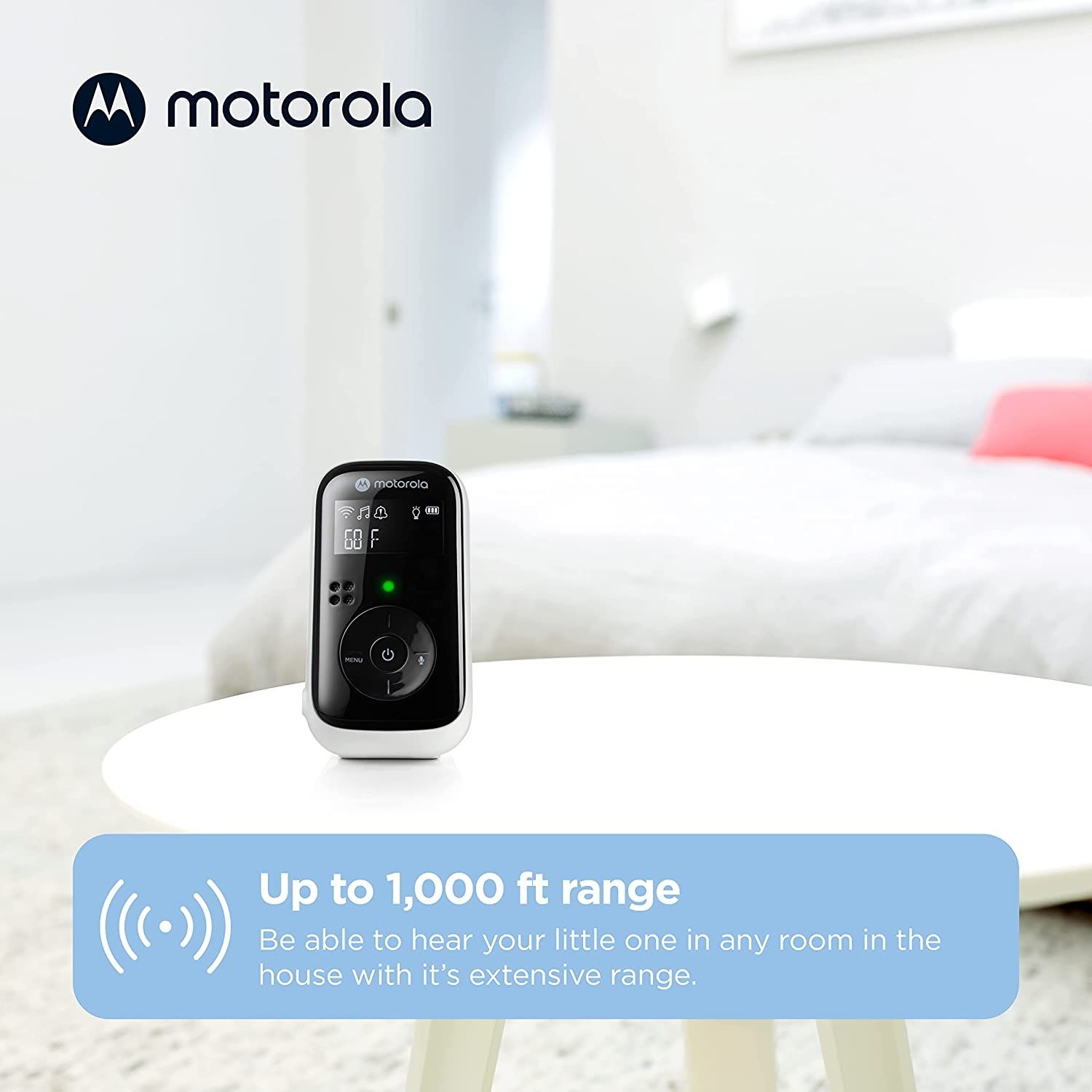 Радионяня Motorola Dect Дальность До 300 метров с аккумулятором