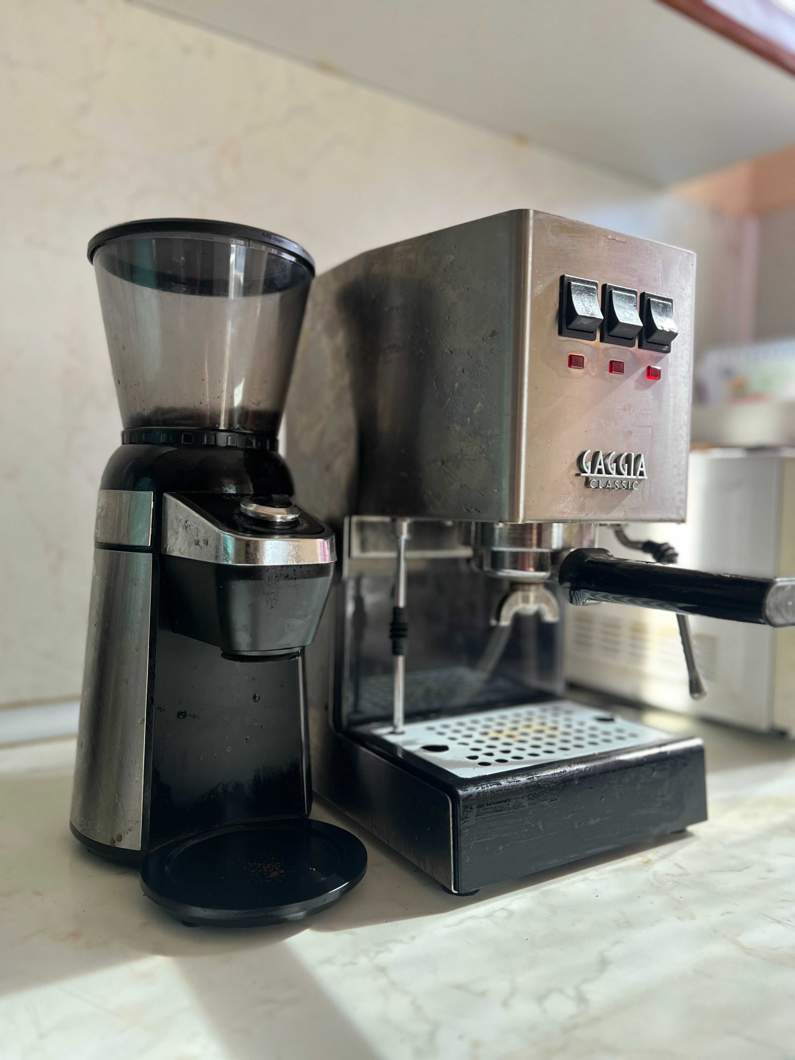 Кафемашина GAGGIA Classic Inox + Кафемелачка GAGGIA MD15