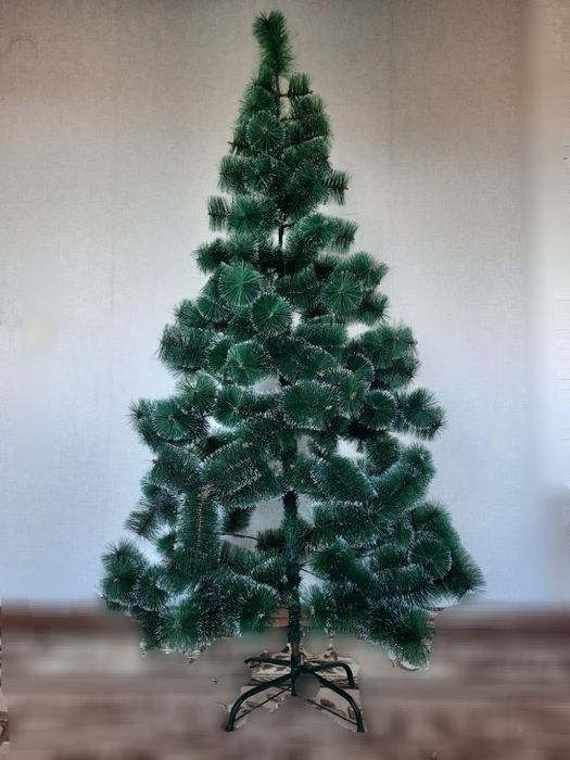 Ёлка 180 см с игрушками, мишура, гирлянда