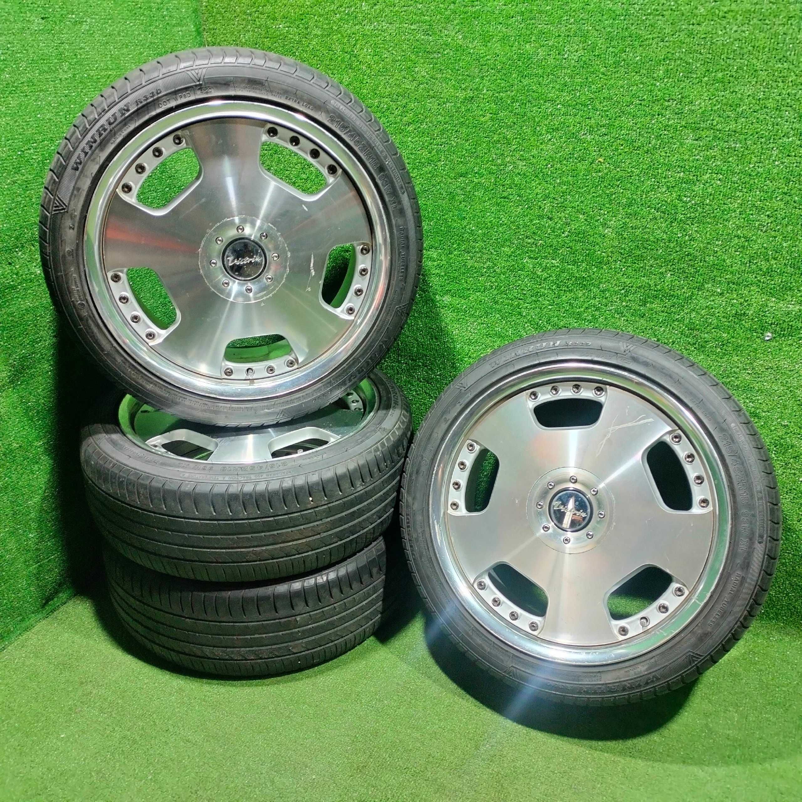 Продам Диск Разборный Rays Victrix с шинами Winrun 215/45R18 5/114,3