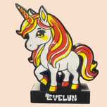 Lightbox LED cu UNICORN personalizat cu numele copilului!cadou fetita