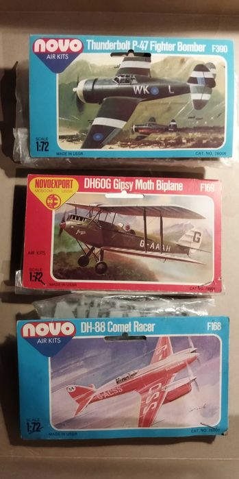 учебный макет сборная модель самолёта DH.60 Moth 1/72 FROG!!