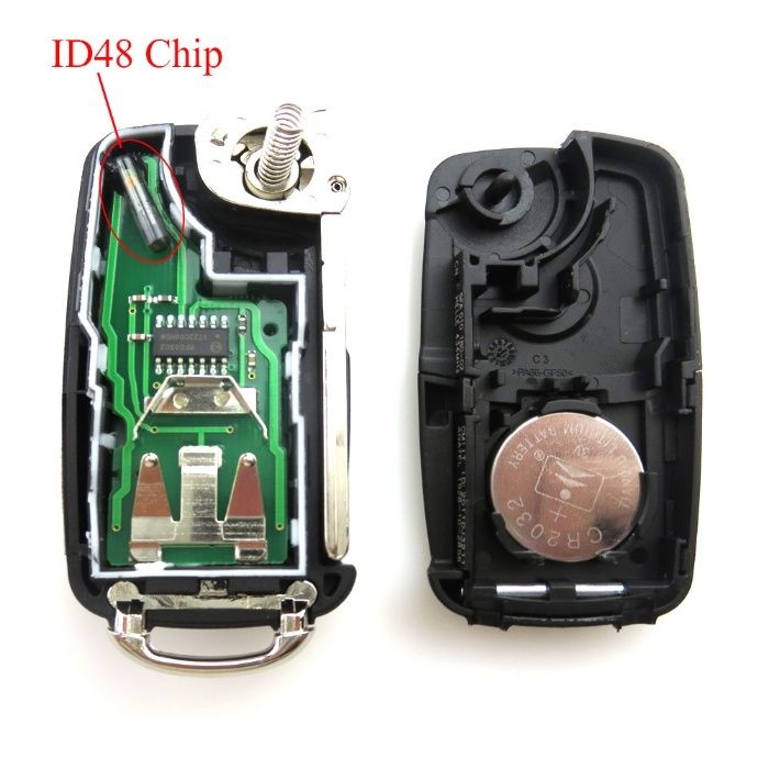 Cheie Completa 434MHz ID48 Chip Skoda Fabia Octavia Superb Roomster