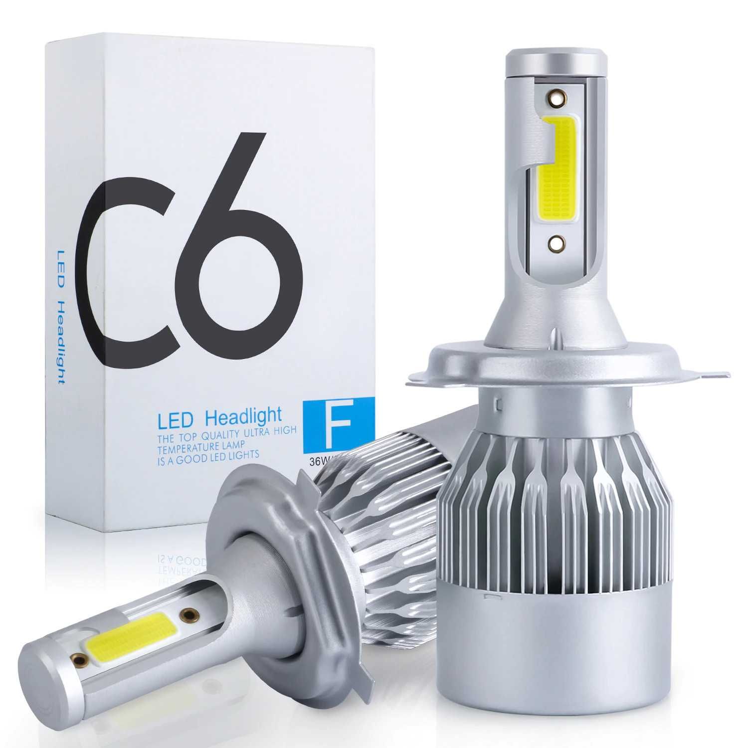 Крушки за фарове H4 STELS, LED, 36W, 12/24V, Комплект 2 бр