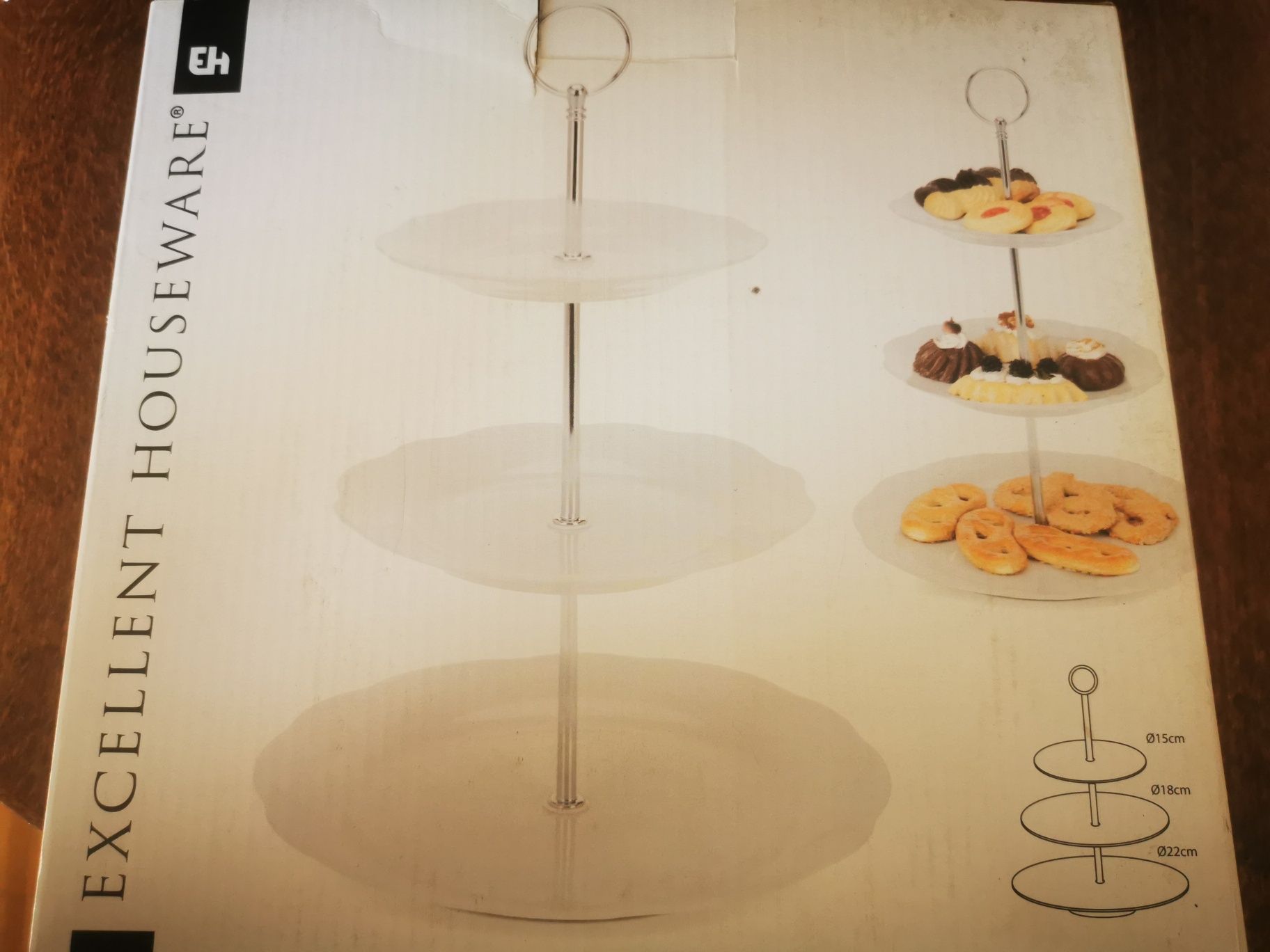 Поставка за сладки "EXCELLENT HOUSEWARE", три нива