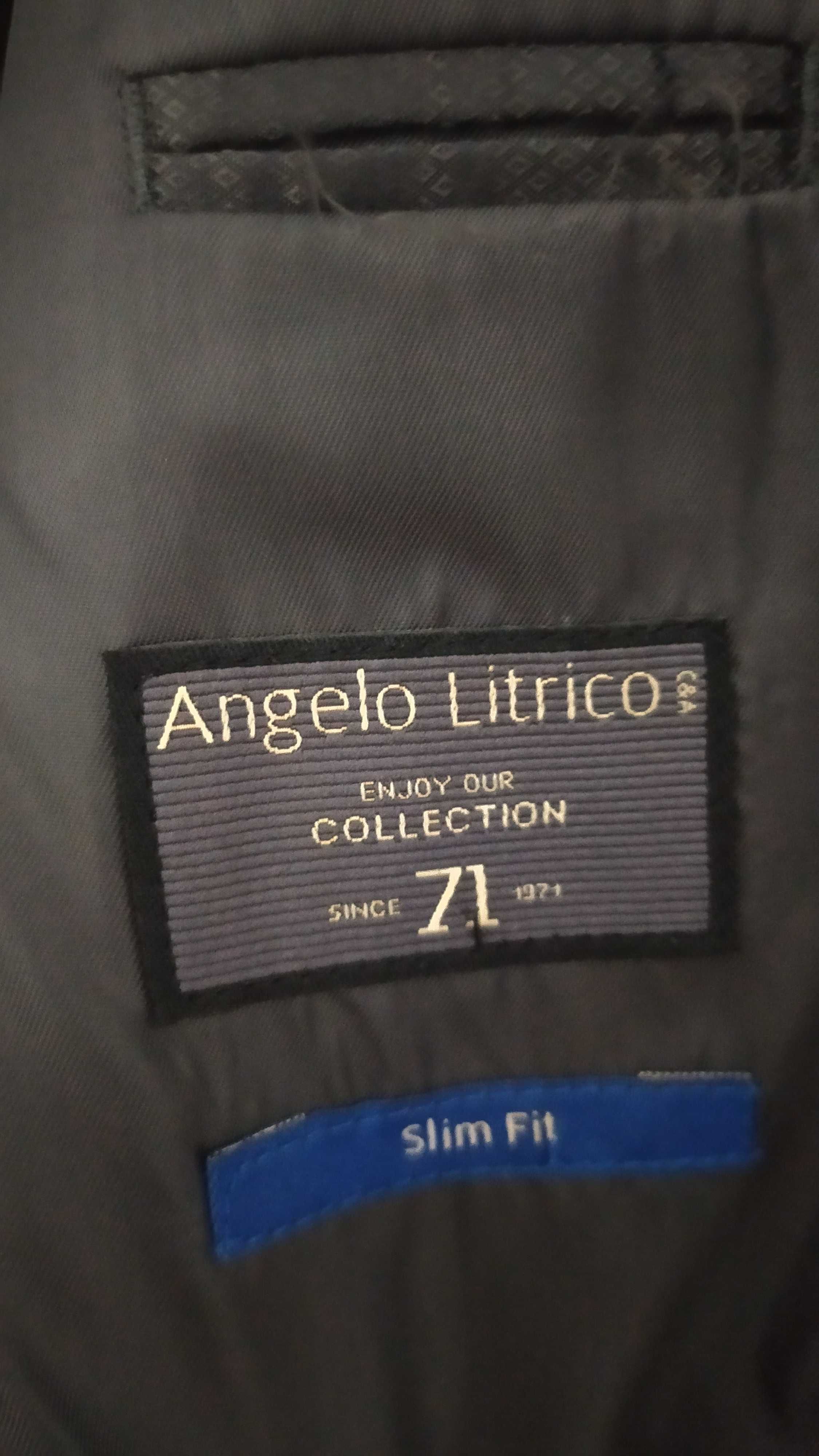 Черно мъжко сако Angelo Litrico Slim Fit – размер L/XL