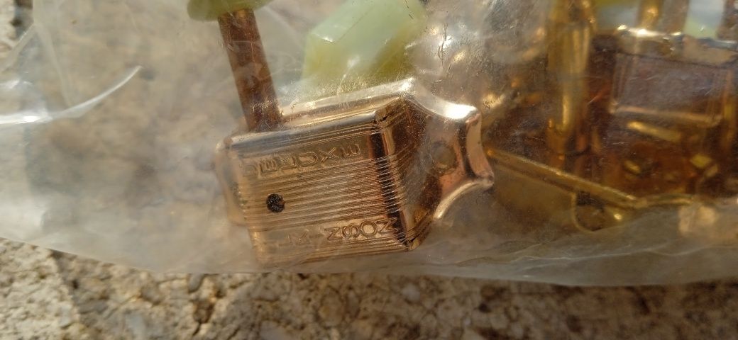 Ключове за китара vintage 3R 3L tulip deluxe gold chrome guitar tuners