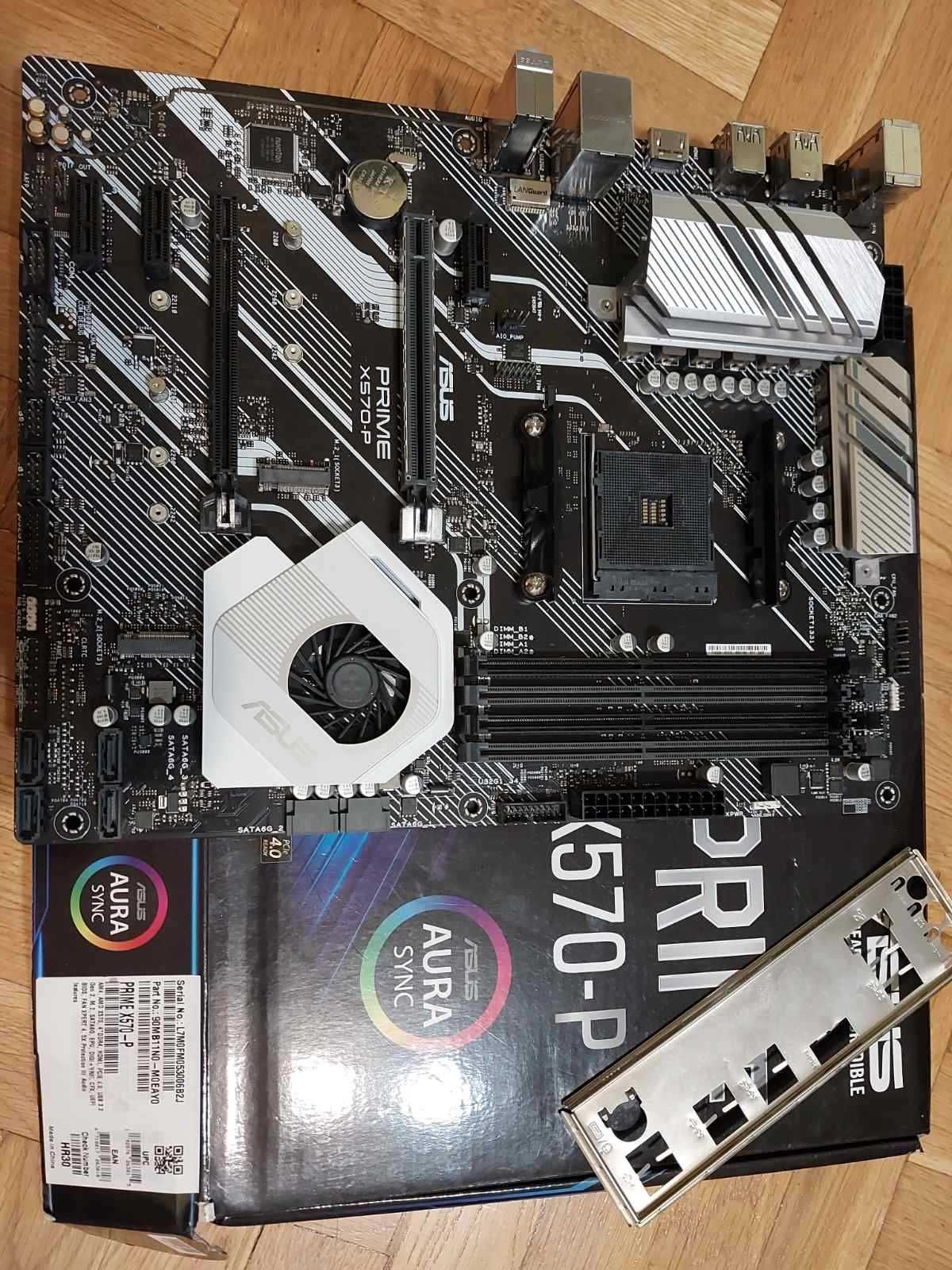 AMD Ryzen 7 5800X + Asus Prime X570-P