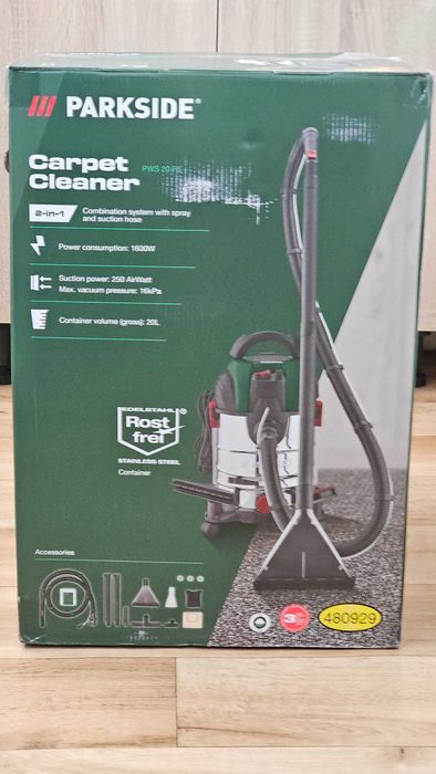 Перяща прахосмукачка PARKSIDE PWS 20 F5 + 1 л препарат Karcher
