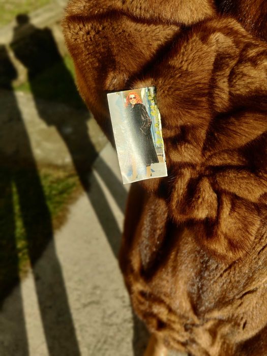 Haina de Blana Naturala de Nurca Aurie 2XL  NOUA (Nr 28BIS)