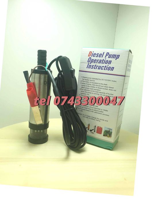 Pompa Electrica De Transfer Lichide Autoturisme La 12v